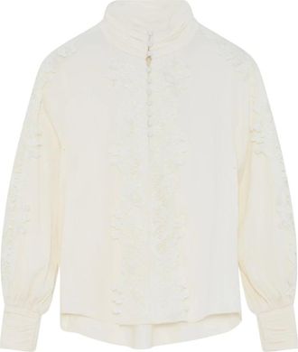 Gustav Annsofie Blouse - - Blouses & Shirts - Donna - Bianco - M