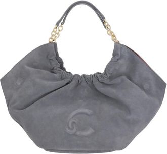 Coccinelle Smash Suede Schoudertas - Dames - Tassen - Grijs - Maat: ONE Size Su&egrave;de
