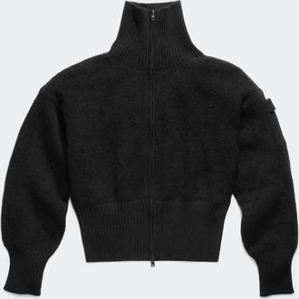 Canada Goose Chandail avec fermeture éclair pleine longueur Sauble Alpaca (Femmes, Cottongrass, TP)