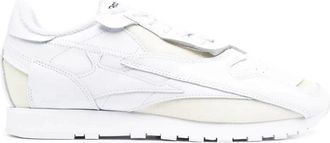 Maison Margiela Witte Leren Casual Sneakers - Heren - Sneakers - Wit - 43 EU - Leer - Schoenen