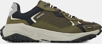 HUGO BOSS Hugo Mens Cyrus Runn Mfme 10249920 01 in Open Green - Size UK 5