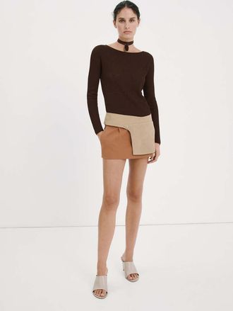 Mango Pullover maglia sottile cioccolato - Donna - XXS - MANGO