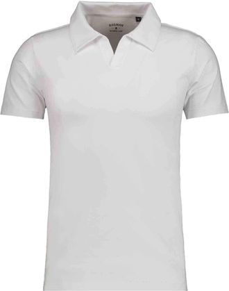 Ragman Poloshirt RAGMAN, Herren, Gr. XXL, weiss (wei&szlig;), Piqu&eacute;, 96% Baumwolle 4% Elasthan, regular fit, ohne Ausschnitt, Shirts Poloshirt
