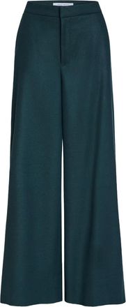 Nells Nelson Giselle palazzo broek met wijde pijpen - Groen