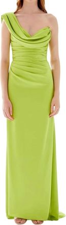 Tarik Ediz Prom Gown In Lime