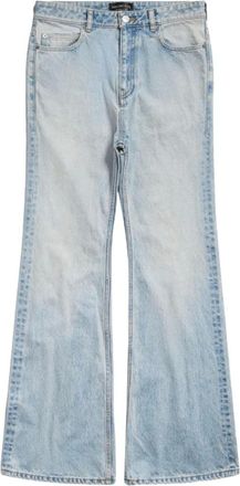 Balenciaga Flared Denim Jeans - Dames - Jeans - Blauw - Maat: W27 Denim