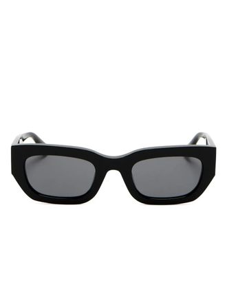 Karen Wazen rectangle-frame sunglasses - Black