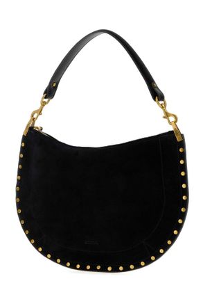 Isabel Marant Womens Black Suede Oskan Shoulder Bag Borse A Mano