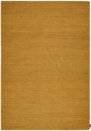 Tom Tailor Alfombra de sal&oacute;n fina de yute hecha a mano oro 170x240 cm