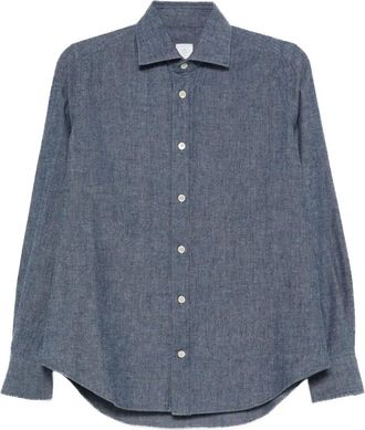 Eleventy Denim overhemd - Blauw
