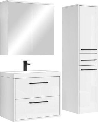 Badplaats Conjunto De Muebles De Ba&ntilde;o Florence 60 Cm - Blanco Brillante
