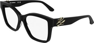 Karl Lagerfeld Optical Frame - Dames - Brillen - Zwart - 55 MM - Accessoires