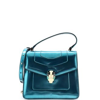 Bulgari Serpenti Forever Top Handle Bag Patent Small