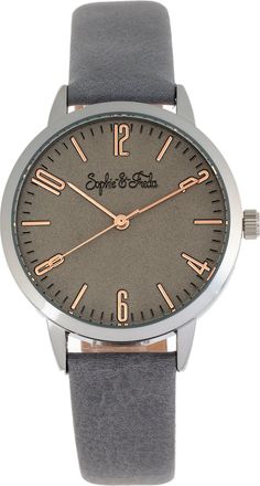 Sophie & Freda Vancouver Leather-Band Watch