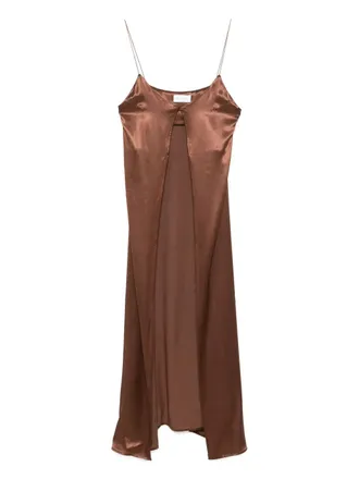 オールインワン・サロペット The Nina Studio Belted Satin Dressing Gown With Wraparound Amazon.com: OYOANGLE Women's Silk Satin Robe Long Sleeve