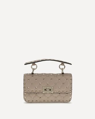 Valentino Garavani Rockstud Spike mini Top Handle Bag in nappa Female UNI