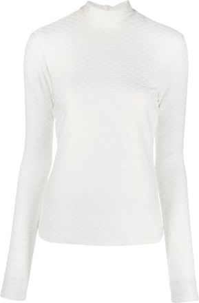 Karl Lagerfeld Dames, Tops, Wit, Maat: L Poliester