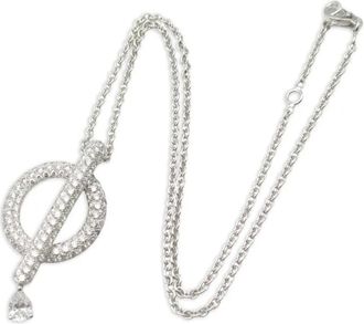 Chanel Collana in oro bianco 18 carati con diamanti anni 2010 - Argento