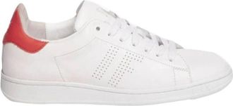 Ines De La Fressange Charly rode trainers - Dames - Sneakers - Wit - 36 EU - Schoenen