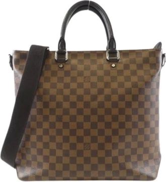 Louis Vuitton Pre-owned Tote Bags, female, Brown, Size: ONE SIZE Pre-owned Vintage Damier Ebene Tote Bag