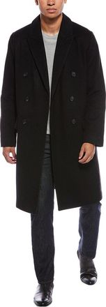 Vince Double-Breasted Wool-Blend Coat