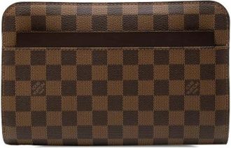 Louis Vuitton Pre-owned Saint Louis Clutch - Dames - Vintage Clutch - Bruin - ONE Size - Vintage