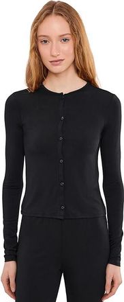 Calvin Klein Underwear Ultra Soft Modal Modal Cardi Womens Jumpsuit & Rompers One Piece Black : MD (US 8-10), Elastane/Modal