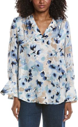 Anne Klein V-Neck Blouse