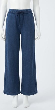 Z Supply Sport Stripe Knit Pant In Indigo