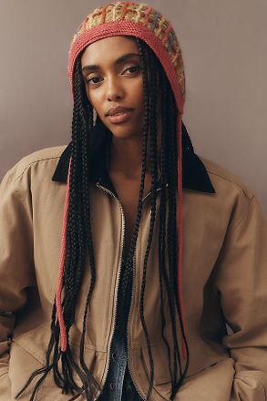 FRENCH KNOT Plaid Wool Bonnet