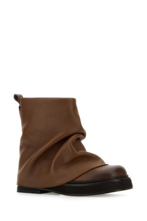 The Attico 251wsh00832lbt115aa 046 Camel Main Leather: Calf Leather Stivali Boot