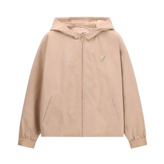 Guess Felpa con zip Olympe - - Jackets - Donna - Beige - XS