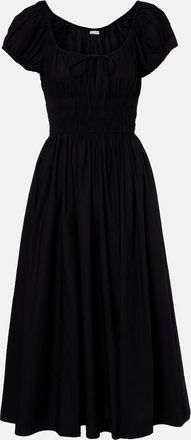 D&ocirc;en D&ocirc;en Quinn gathered cotton midi dress