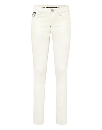 Philipp Plein Jegging Met Hoge Taille Heart