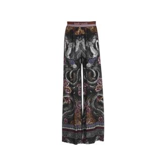 Just Cavalli Wijde broek - Dames - Broeken - Veelkleurig - Maat: S