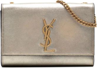 Saint Laurent Pre-owned Shoulder Bags, female, Yellow, Size: ONE SIZE Pre-owned Chain Wallet