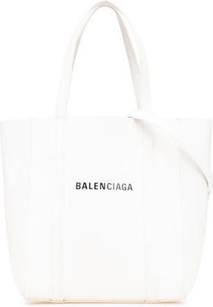 Balenciaga Borsa tote Everyday XXS in pelle 2018-2025 - Bianco
