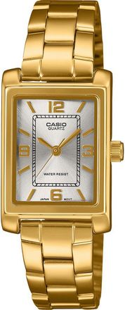 Casio Tank Goldtone Bracelet Watch, 32mm x 21mm in Silver And Gold at Nordstrom