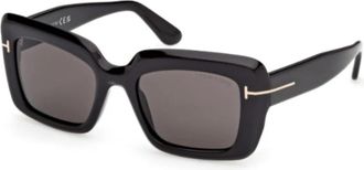 Tom Ford Ft 1318 - Dames - Zonnebrillen - Zwart - 52 MM - Accessoires