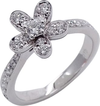 Van Cleef & Arpels White Gold White Gold (18K) Band Ring (Pre-Owned)