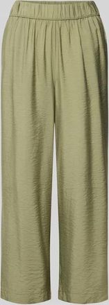 s.Oliver Red Label Loose Fit Culotte aus Viskose-Mix in Khaki, Gr&ouml;&szlig;e 34