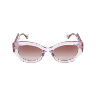 Gucci Gg1553S Zonnebril - unisex - Accessoires - Roze - Maat: 52 MM