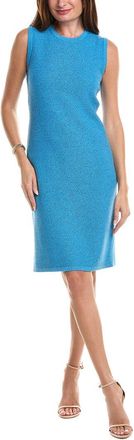 St. John Pique Knit Midi Dress