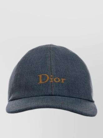 Dior baseball cap curved brim eyelet vents