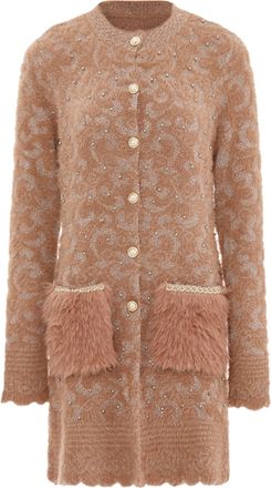 Faina Vest Dames Donkerroze ros&eacute;goud