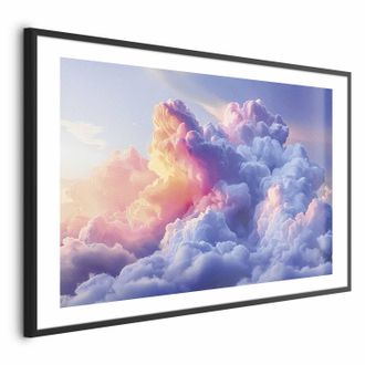 OEM Manifesto - Nuvole Come Dipinte: Pennelli Artistici Dellalba Che Dipingono Il Cielo
