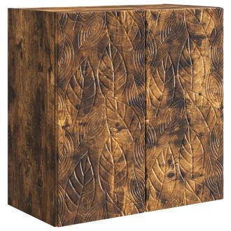 vidaXL Armario De Pared Roble Ahumado 59 X 31 X 60 Cm Vidaxl