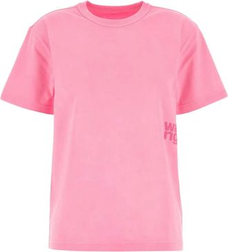 Alexander Wang T-shirt con logo - Rosa