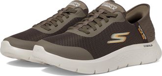 Skechers Mens Free Slip-ins: Go Walk Flex Hands Up Sneaker, Brown, 14 UK