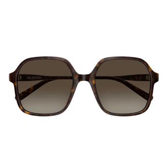 Valentino Sunglasses Vg0018 S 002 Brown/Brown Women